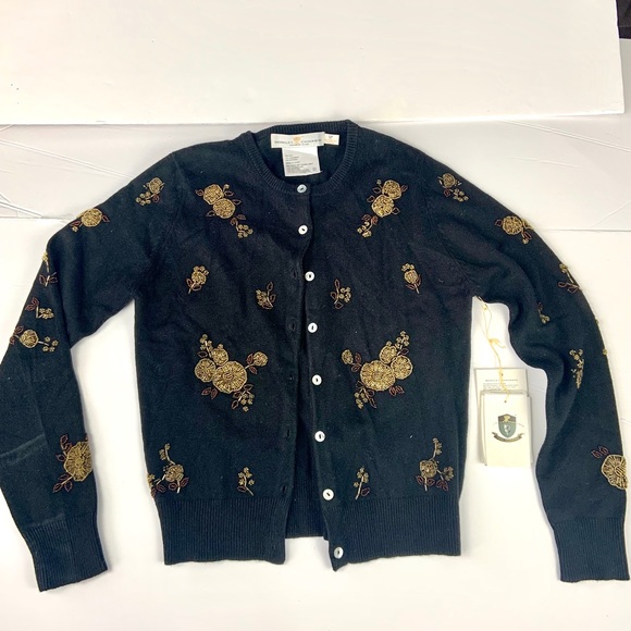 💥SALE💥 Berkeley Cashmere Black Beated Sz S P - Picture 7 of 15